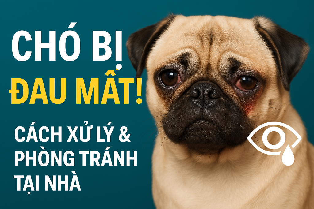 Chó cảnh bị đau mắt: Cách nhận biết và xử lý tại nhà mà ai cũng làm được